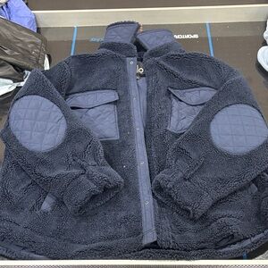 ALO Yoga Navy Sherpa edge jacket